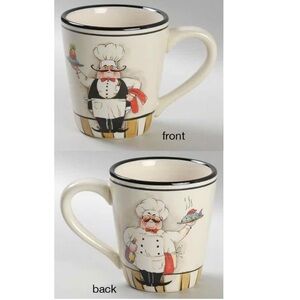 HD Designs LeChef Ceramic Coffee Mug - Set of 4